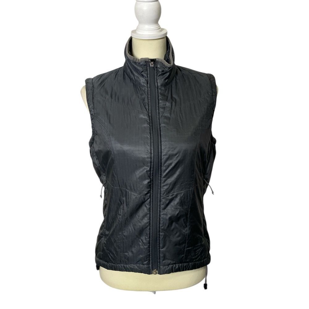 REI Pertex Quantum 100% Nylon Gray Outdoor Hiking Vest Women's Size Small